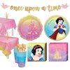 Snow White Tableware Supplies for 16 Guests, Includes Cups, Cutlery, Napkins, Plates, Decor