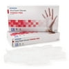 McKesson Confiderm Exam Glove Powder Free Vinyl Ambidextrous Smooth Clear, Small, Box of 50