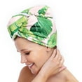 thumbnail image 2 of Kitsch Cleanse Ritual Microfiber Hair Towel Wrap, Palm Leaves, 1 Count, 2 of 9