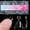Short Stiletto, variant on 600 count Short Tips Extra Short Square Soft Gel Tips Half Cover Nails Pre-designed Clear Nails Tips Square False Tip 12Sizes for DIY Salon