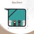 thumbnail image 3 of Sikiie Cute Cat Paw And Dog Pot Holders Kitchen Insulation Mats Heat Resistant Pot-Holder Oven Anti-Scald Pads for Cooking Baking, 7.1*7.1inch, 3 of 8