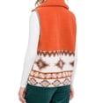 thumbnail image 3 of Love Tree Women's Soft Sherpa Bohemian Southwest Vest  (Clay, Small), 3 of 4