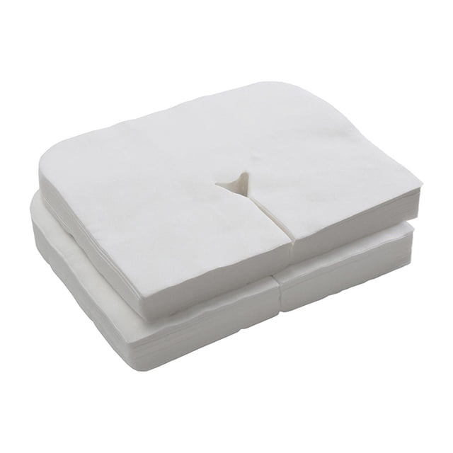 100 fundas de cojín desechables antiadherentes para reposacabezas de cuna para el hogar 30g de tela