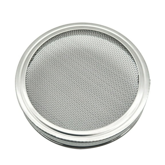 Raindrops Stainless Steel Sprouting Lids for Wide Mouth Jars Perfect for Organic Sprouting at Home 3 3 Inch