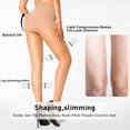 thumbnail image 4 of Collants Semi-Opaques pour Femmes, Collants en Velours Noir avec Orteils Renforcés 20D, 4 of 5