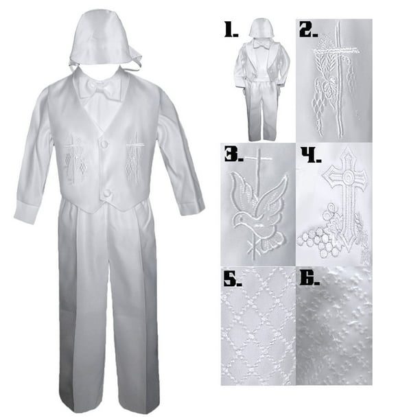 Leadertux Infant Baby Toddler Boy Baptism Christening Tuxedo Suit