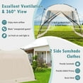 thumbnail image 6 of Costway Screen Dome Camping Tent for 6-8 People with 4-Side Mesh Walls Carrying Bag, 6 of 10
