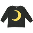 thumbnail image 3 of Inktastic Cute Yellow Moon Boys or Girls Long Sleeve Toddler T-Shirt, 3 of 5