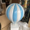 thumbnail image 5 of Large Blue Hot Air Balloon Over Sized Statue, 5 of 6