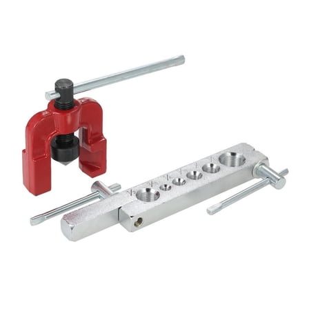 6 Dies Tubing Pipe Flaring Tools Set Kits Woodworking Metal Extension Tools Air Brake Line Flaring Tubes ,Easy to Operate