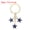Dark Blue, variant on Uxcell Star Keychain Cute Charm Enameled Star Keychain Glitters Bling Star Chain Tassel Keyring for Women Light Pink