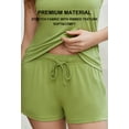 thumbnail image 3 of HEARTNICE Womens Shorts Pajama Set, Ribbed Knit Tank Top and Shorts Pj Lounge Sets Sleepwear, 3 of 6