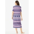 thumbnail image 2 of Dreams & Co. Plus Size Long Print Sleepshirt, 2 of 5