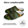 thumbnail image 6 of Picia Intellectual Frog Pond for Women's Lamb-hug Comfy Fleece House Slippers Memory Foam, Slip-on House Shoes Indoor Outdoor-46/47, 6 of 7