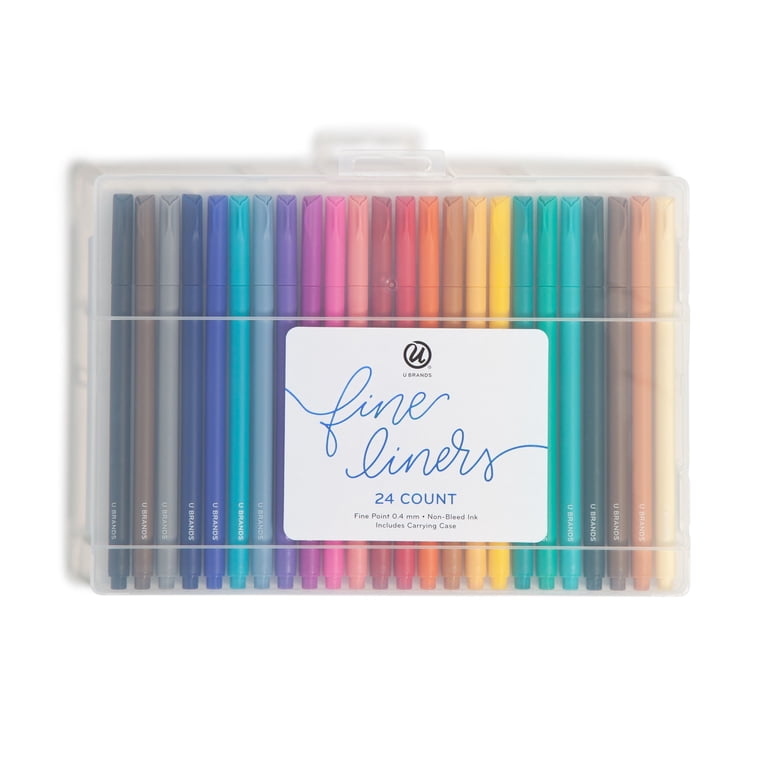 U Brands Fine Liners Felt Tip Pens, 24 Count, 0.5mm photo 7