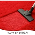 thumbnail image 6 of Softlife Super Soft Rug For Living Room Fluffy Rugs For Dorm Room Cute Plush carpet For Bedroom,8' x 10',Red, 6 of 7
