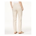 thumbnail image 2 of TOMMY HILFIGER $70 Womens New 1662 Beige Linen Drawstring Casual Pants 10 B+B, 2 of 4