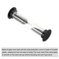 thumbnail image 3 of Uxcell 3 Minute Sand Timer, 10pack Small Sandy Clock, Count Down Sand Glass Black, 3 of 5