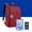 Red, variant on Yhmxh Lightweight Casual Laptop Backpack with USB Charging Port For for School Office Men Women, Travel Pouch for Game Console Discs/Digital Versions and Controllers, Game Cards HDMI Pad Phone(Red)