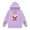Purple, variant on UACY Kids Girls Christmas Santa Claus Graphic Hoodie Fleece Lined Long Sleeve Hooded Funny Preppy Sweatshirt Fall Winter Pullover Tops (Green, 7-8 Years)