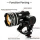 thumbnail image 5 of Luz Led T6 para bicicleta/juego de luces, faro/linterna recargable por Usb, lámpara de ciclismo con zoom impermeable para bicicleta, 5 of 5
