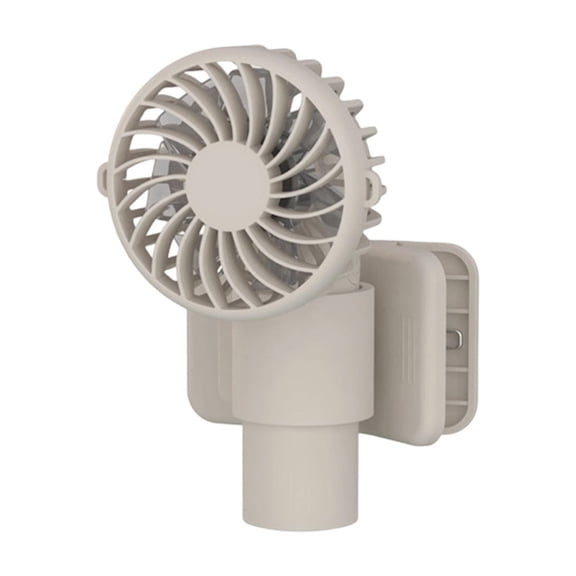 Clip On Portable Mini Fan for Desk and Umbrella Attachment, Quiet Operation USB Rechargeable Cooling Device for Travel and Daily Personal Use