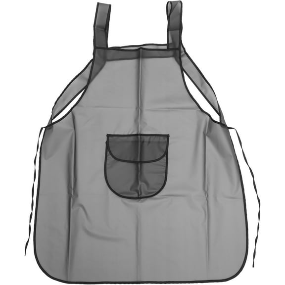 OUNONA Apron for Men Hairdressing Apron Fashionable Apron Work Man 74x66cm Grey