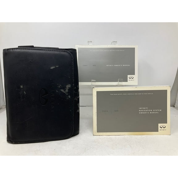 2004 Infiniti G35 Owners Manual Set With Case OEM L02B47011