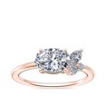 thumbnail image 1 of 0.70 T.C.W Oval Shape Natural Diamond Latest Design Solitaire Wedding Ring for Ladies Solid 14K Rose Gold Size 8, 1 of 8