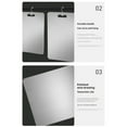 thumbnail image 4 of JUNWELL Titanium Cutting Boards - 100% Pure Titanium Cutting Boards for Kitchen - Cutting Edge Hygiene & Durability  Double Sided Large Non Toxic Cutting Board, 4 of 9