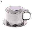 thumbnail image 1 of 1 Set Coffee Dripper Set Convenient Handle Stainless Steel Vietnamese Coffee Filters for Coffee Shop, 1 of 12