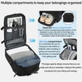 thumbnail image 4 of Mochila de viaje Raorandang, grande, impermeable para mujeres y hombres, 4 of 8