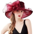 thumbnail image 2 of Women's Church Derby Dress Fascinator Bridal Cap British Tea Party Wedding Hat, 2 of 6