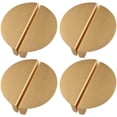 thumbnail image 2 of 16Pack Champagne Gold Drawer Pulls,2.5 Inch Half Moon Cabinet Drawer Pulls Kitchen Handles, Cabinet Hardware Pulls, 2 of 5
