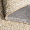 thumbnail image 6 of SAFAVIEH Micro-Loop Blazhe Floral Area Rug, Gold/Ivory, 4' x 6', 6 of 11