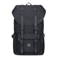 thumbnail image 1 of KAUKKO Mochila Escolar de Viaje para Universidad flexible con portátil para 15",22L(Lino/Negro) KAUKKO  EP5-2-black, 1 of 5