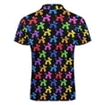 thumbnail image 5 of Balloon Dogs Galore! Men Zipper T-shirt Summer Casual Short Sleeve T-shirt Top, 5 of 7