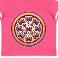 thumbnail image 4 of Inktastic Coquette Bow Funny Pizza Girls Toddler T-Shirt, 4 of 5