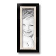 thumbnail image 2 of ArtToFrames 4x12 inch Black with Sliver slope Picture Frame, Black Wood Poster Frame (4984), 2 of 7