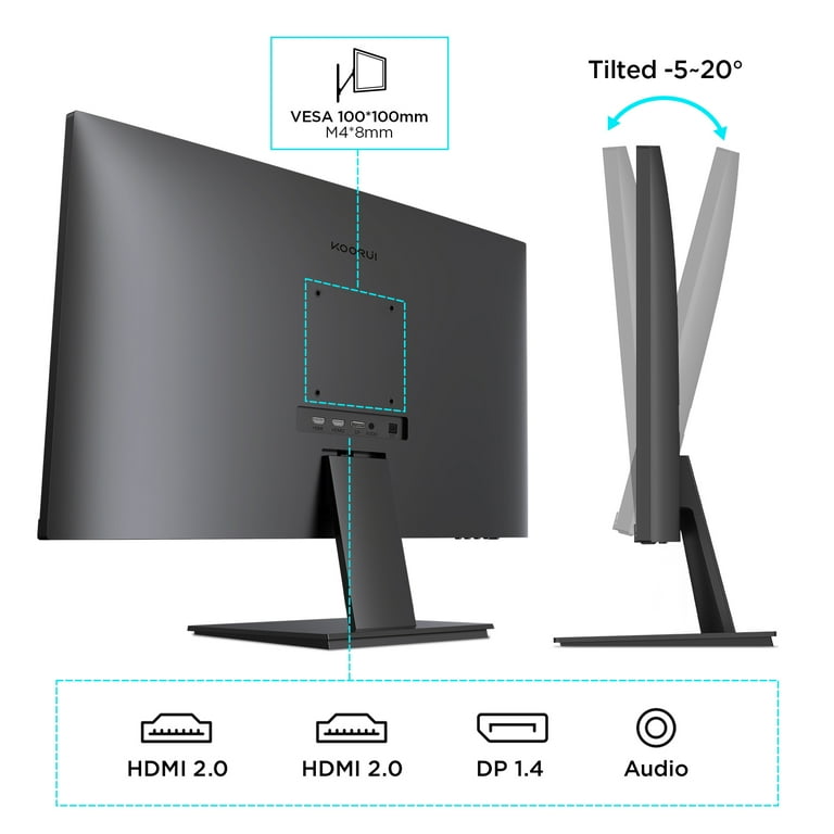 KOORUI 27 inch IPS PC Monitor, 4K UHD, HDR10, 90% DCI-P3 KOORUI 27 inch IPS PC Monitor, 4K UHD, HDR10, 90% DCI-P3
