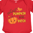 thumbnail image 4 of Inktastic Cutest Pumpkin in the Patch with Orange Heart Boys or Girls Long Sleeve Baby Bodysuit, 4 of 5