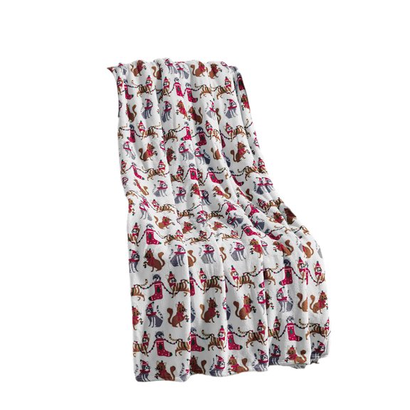 Lilixerw 27''x39'' Christmas Throw Blanket,Holiday Theme Home Decor for Winter Bedding Couch Christmas Decor