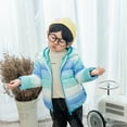 thumbnail image 3 of URMAGIC Toddler Baby Hooded Down Jacket Boys Girls Kids Thicken Warm Winter Coat Outerwear, 3 of 6