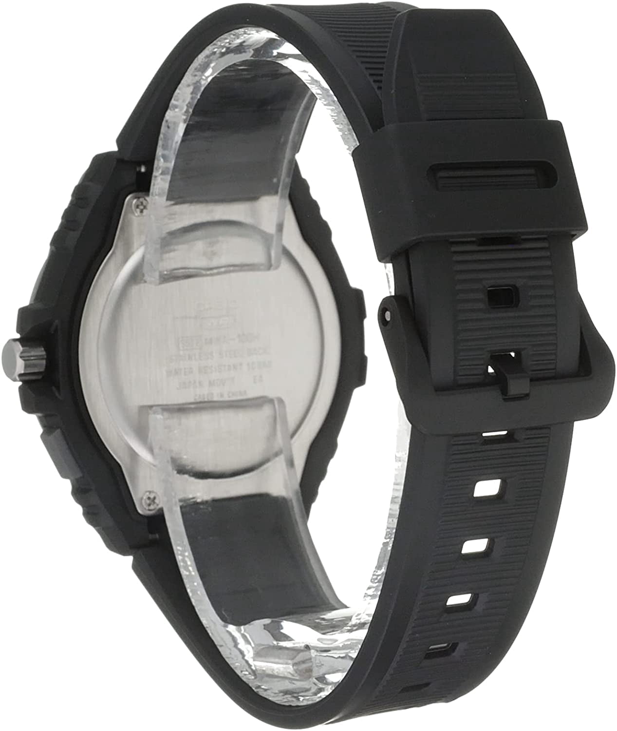 Casio Men's Metal Bezel Analog Watch MWA100H-7AV