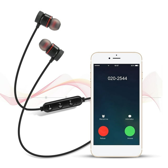 In-Ear Stereo In-Ear Headphone Stereo Earphone Earphone Sports Earphone Fpr Phone Black,Red