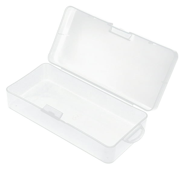 Plastic Storage Box, Plastic Transparent Plastic Organizer Box 7.2