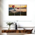 thumbnail image 3 of Elephant Stock Thailand Hot Air Balloons Wall Art - Horizontal Multi Panel Canvas - Living Room Wall Decor - Transportation Multi Panel - Orange And Beige Decor - 33" x 20", 3 of 8
