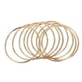 thumbnail image 3 of 50 Pack 3 Inch Gold Dream Catcher Metal Rings Hoops Macrame Ring for Dreamcatchers and Crafts, 3 of 10