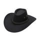 thumbnail image 1 of Sombrero de vaquero Fernando Ala grande para cosplay y sol Adultos Negro, 1 of 7