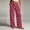 wine, variant on Women's Straight Leg Pants Baeitkot Women's Fashion Printed Elastic Waist Casual Pocket Straight Leg Pants Purple XL